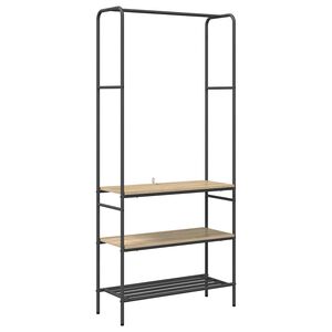 vidaXL Perchero para ropa Roble Sonoma 77 x 30 x 171 cm