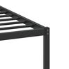 vidaXL Estructura cama sin colch&oacute;n madera roble ahumado 75x190 cm