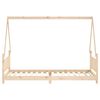 vidaXL Estructura de cama para niños madera maciza de pino 90x200 cm