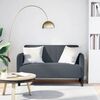 vidaXL Sof&aacute; Loveseat gris oscuro 109 cm terciopelo