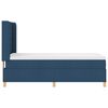 vidaXL Cama tipo Box Spring con colch&oacute;n con LED Azul 80 x 200 cm tela