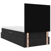 vidaXL Cama con almacenamiento y LED Negro 90 x 200 cm Terciopelo