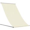vidaXL Toldo retr&aacute;ctil de tela y acero crema 100x150 cm