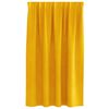 vidaXL Cortinas opacas 2 pcs Amarillo Mostaza 140 x 140 cm Terciopelo