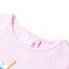 Camiseta infantil rosa suave 92