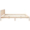 vidaXL Estructura de cama Marrón 180 x 210 cm Madera de pino macizo