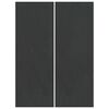 vidaXL Lona para el fondo de la piscina Negro 300 x 220 x 0,1 cm