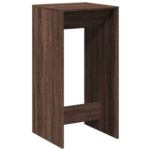 vidaXL Mesa alta de bar madera ingenier&iacute;a marr&oacute;n roble 51x50x103,5 cm