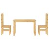 vidaXL Juego de comedor Panama 3 pzas madera maciza de pino