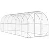vidaXL Gallinero Plateado 600 x 200 x 200 cm Acero Galvanizado