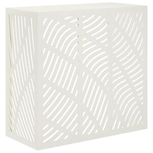 vidaXL Funda para Aire Acondicionado Blanco 110 x 50 x 105 cm Acero