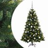 vidaXL &Aacute;rbol de Navidad artificial con bolas 120 cm 150 LED
