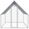 vidaXL Jaula gallinero de exterior de acero galvanizado 2x2x1,92 m