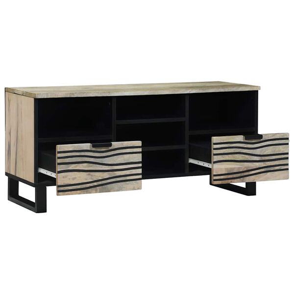 vidaXL Unidades de TV con caj&oacute;n 100 x 33 x 46 cm Madera contrachapada