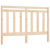 vidaXL Cabecero de cama madera maciza de pino 126x4x100 cm