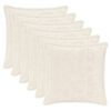 vidaXL Funda de almohada 6 uds. HOUTEN Blanco 40 x 40 cm