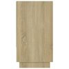 vidaXL Aparador de madera contrachapada roble Sonoma 70x41x75 cm
