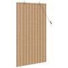 vidaXL Estor enrollable con cortinas Naturaleza 80 x 220 cm Bamb&uacute;