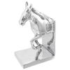 vidaXL Sujetalibros 2 uds. Plateado 11 x 14 x 25 cm Aluminio