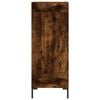 vidaXL Aparador de madera contrachapada roble ahumado 34,5x34x180 cm