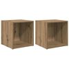 vidaXL Conjunto de mueble de TV 2 pcs Roble artisan