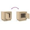 vidaXL Armario de Noche 2 pcs Roble Sonoma 44 x 34,5 x 45 cm