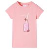 vidaXL Camiseta infantil rosa 116
