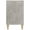 vidaXL Mueble zapatero madera contrachapada gris hormigón 102x36x60 cm