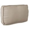 vidaXL Coj&iacute;n Tela Oxford Gris topo 70 x 40 x 12 cm