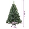 vidaXL &Aacute;rbol de Navidad artificial con 150 LED Verde 120 cm PE y PVC