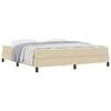 vidaXL Cama tipo Box Spring Crema 180 x 200 cm tela