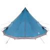 vidaXL Tienda Tipi Familiar con techo Azul y gris 560 x 560 x 300 cm