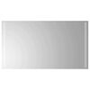 vidaXL Espejo de ba&ntilde;o LED Transparente 90 x 50 cm vidrio templado