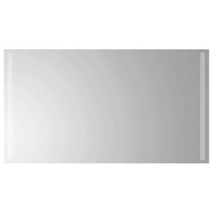 vidaXL Espejo de ba&ntilde;o LED Transparente 90 x 50 cm vidrio templado