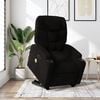 vidaXL Sill&oacute;n de masaje el&eacute;ctrico reclinable elevable tela negro