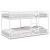 vidaXL Litera sin colch&oacute;n acero blanco 75x190 cm