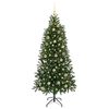 vidaXL &Aacute;rbol de Navidad artificial con 300 LED Verde 180 cm PE y PVC