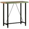 vidaXL Mesa alta de hierro y madera maciza reciclada 110x55x107 cm