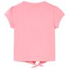 Camiseta infantil rosa fluorescente 140