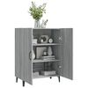 vidaXL Aparador de madera contrachapada gris Sonoma 70x34x90 cm
