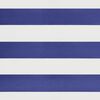 vidaXL Toldo retr&aacute;ctil aluminio y tela azul y blanco 5x3 m