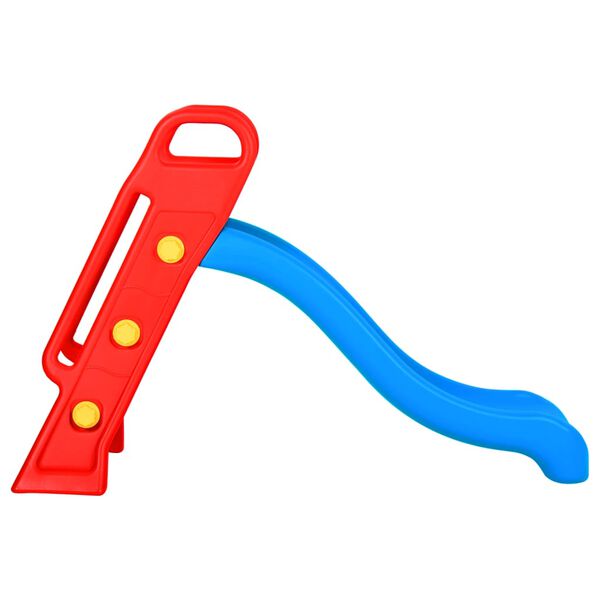 vidaXL Tobogán para niños plegable 135 cm multicolor