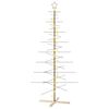 vidaXL &Aacute;rbol de Navidad de metal KUOPIO 210 cm Blanco C&aacute;lido Acero