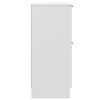 vidaXL Aparador de madera contrachapada blanco 30x30x70 cm