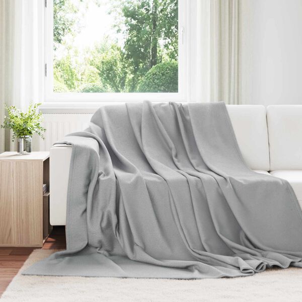 vidaXL Mantitas de Sof&aacute; 6 pcs Gris 270 x 240 cm Lana