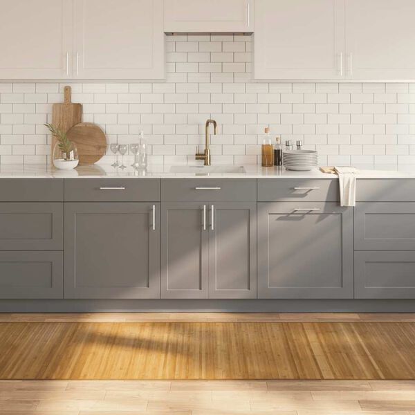 vidaXL Alfombra rectangular bamb&uacute; color natural 80x1000 cm