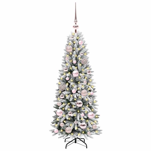 vidaXL &Aacute;rbol de Navidad artificial 120 cm PVC y Pl&aacute;stico y Acero y PE