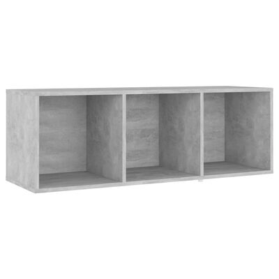 vidaXL Muebles de salón 3 piezas madera de ingeniería gris hormigón
