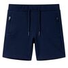 vidaXL Pantal&oacute;n corto infantil azul marino 128