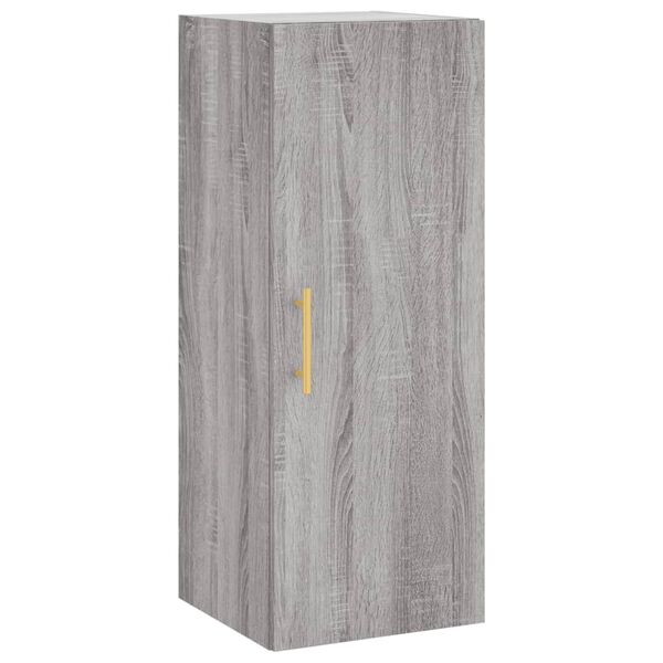 vidaXL Armario de pared gris Sonoma 34,5x34x90 cm